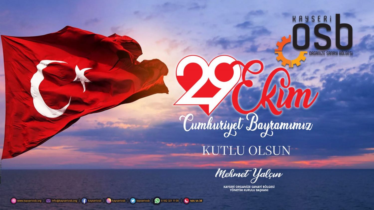 29 Ekim Cumhuriyet Bayramımız Kutlu Olsun